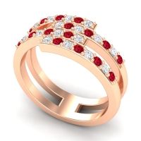 Simple Modern Pave Cita Ring