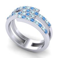 Simple Modern Pave Cita Ring