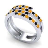 Simple Modern Pave Cita Ring