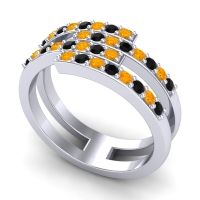 Simple Modern Pave Cita Ring