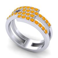 Simple Modern Pave Cita Ring