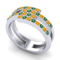 Simple Modern Pave Cita Ring