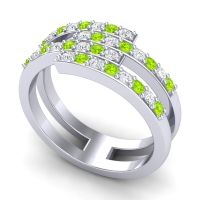 Simple Modern Pave Cita Ring