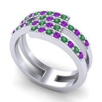 Simple Modern Pave Cita Ring