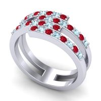 Simple Modern Pave Cita Ring