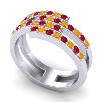 Simple Modern Pave Cita Ring