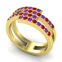 Simple Modern Pave Cita Ring