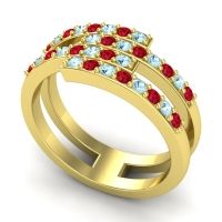 Simple Modern Pave Cita Ring
