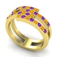 Simple Modern Pave Cita Ring