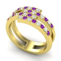 Simple Modern Pave Cita Ring