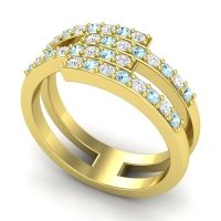 Simple Modern Pave Cita Ring