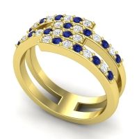 Simple Modern Pave Cita Ring
