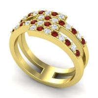 Simple Modern Pave Cita Ring