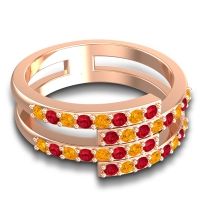 Simple Modern Pave Cita Ring