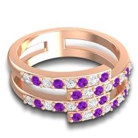 Simple Modern Pave Cita Ring