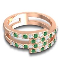 Simple Modern Pave Cita Ring