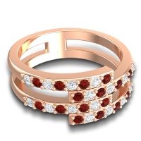 Simple Modern Pave Cita Ring