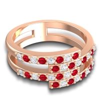 Simple Modern Pave Cita Ring