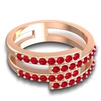 Simple Modern Pave Cita Ring