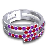 Simple Modern Pave Cita Ring