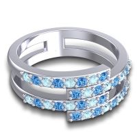 Simple Modern Pave Cita Ring