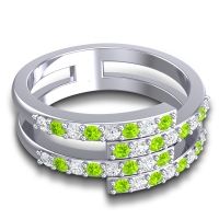 Simple Modern Pave Cita Ring