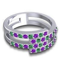Simple Modern Pave Cita Ring