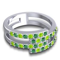 Simple Modern Pave Cita Ring