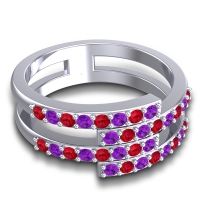 Simple Modern Pave Cita Ring