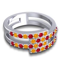 Simple Modern Pave Cita Ring