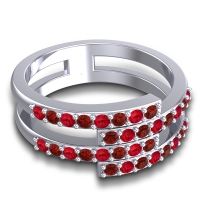 Simple Modern Pave Cita Ring