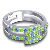 Simple Modern Pave Cita Ring