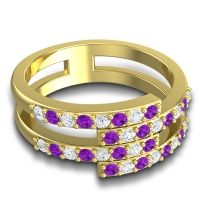 Simple Modern Pave Cita Ring