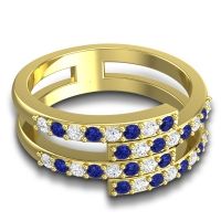 Simple Modern Pave Cita Ring