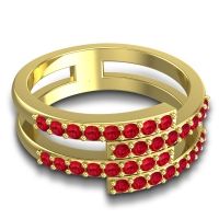 Simple Modern Pave Cita Ring