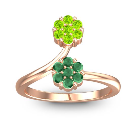 Petite Floral Yamaka Ring