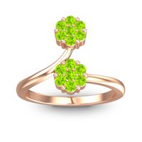 Petite Floral Yamaka Ring