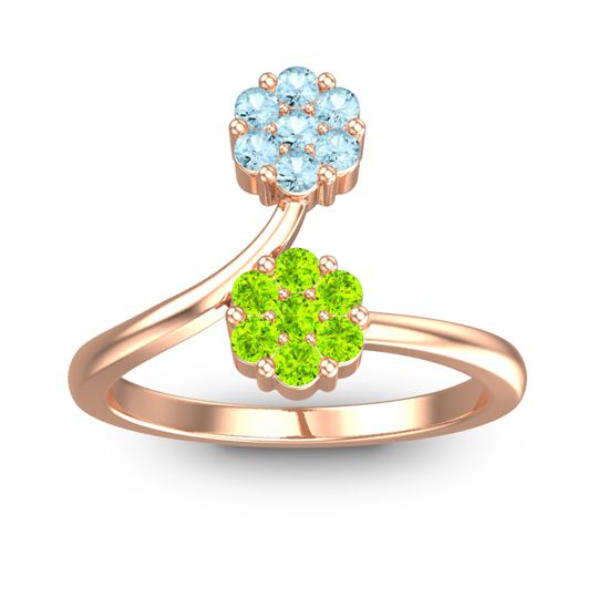 Petite Floral Yamaka Ring