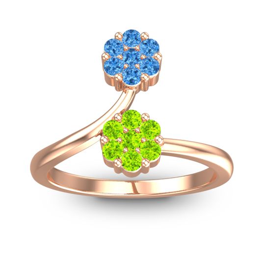 Petite Floral Yamaka Ring