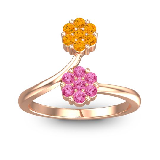 Petite Floral Yamaka Ring