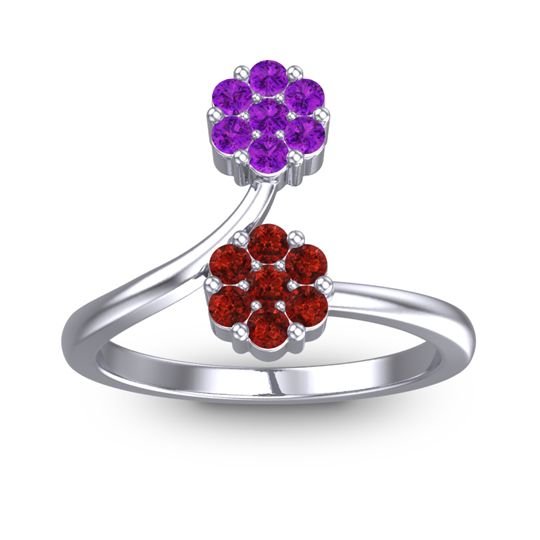Petite Floral Yamaka Ring