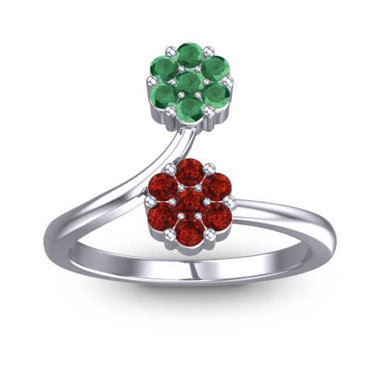 Petite Floral Yamaka Ring