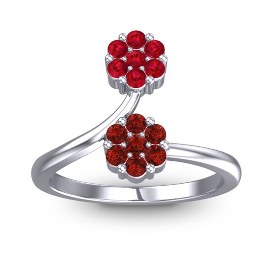 Petite Floral Yamaka Ring