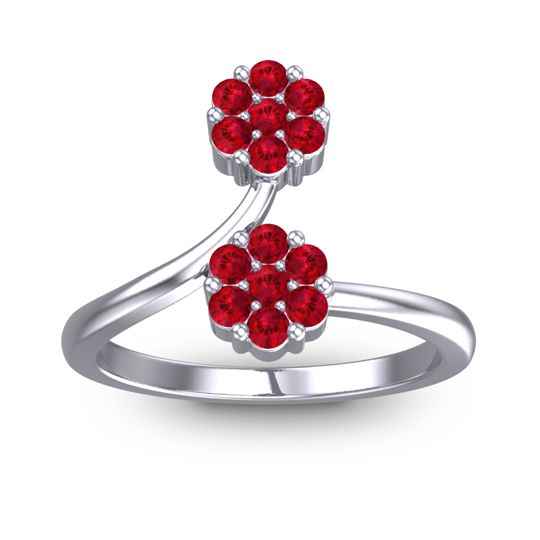 Petite Floral Yamaka Ring