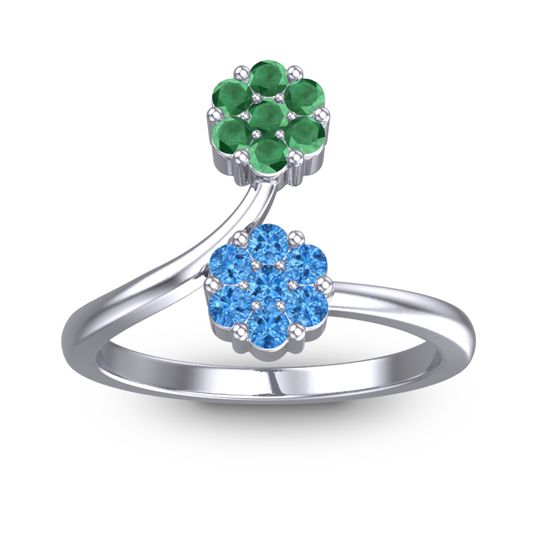 Petite Floral Yamaka Ring