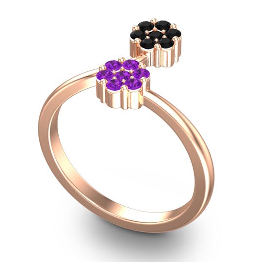Petite Floral Yamaka Ring