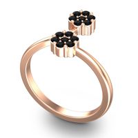 Petite Floral Yamaka Ring
