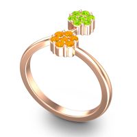 Petite Floral Yamaka Ring