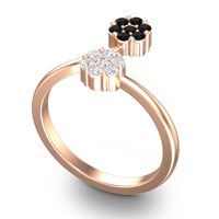 Petite Floral Yamaka Ring