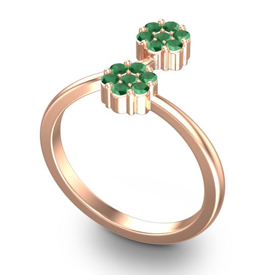 Petite Floral Yamaka Ring